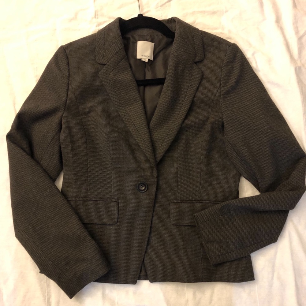 Brown petite blazer
